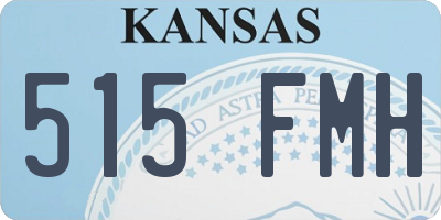 KS license plate 515FMH