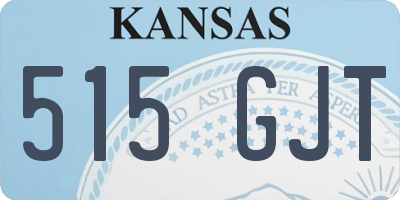 KS license plate 515GJT