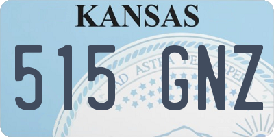 KS license plate 515GNZ