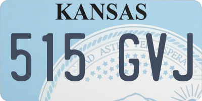 KS license plate 515GVJ
