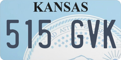 KS license plate 515GVK