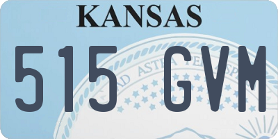 KS license plate 515GVM