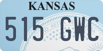 KS license plate 515GWC