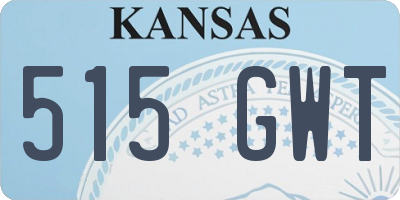 KS license plate 515GWT