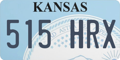 KS license plate 515HRX