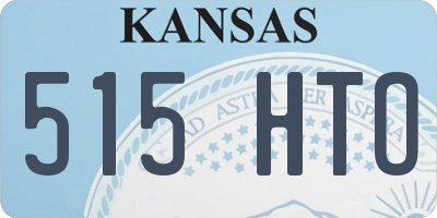 KS license plate 515HTO