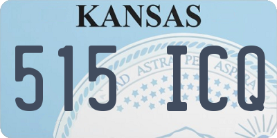 KS license plate 515ICQ