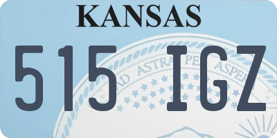 KS license plate 515IGZ