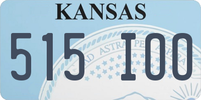 KS license plate 515IOO