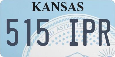 KS license plate 515IPR
