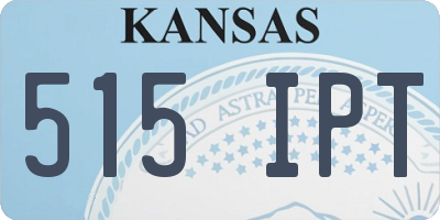KS license plate 515IPT