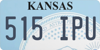 KS license plate 515IPU