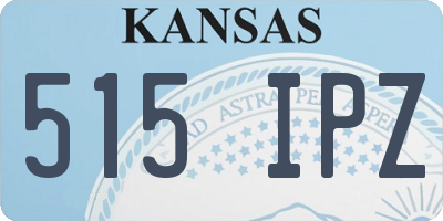 KS license plate 515IPZ
