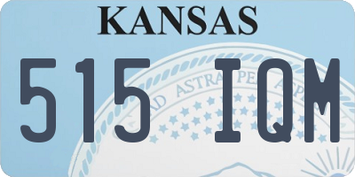 KS license plate 515IQM