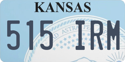KS license plate 515IRM