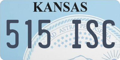 KS license plate 515ISC