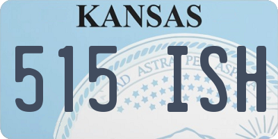 KS license plate 515ISH