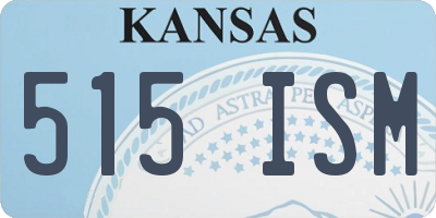 KS license plate 515ISM