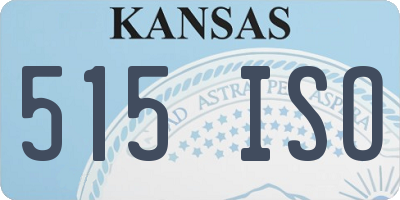 KS license plate 515ISO