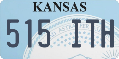 KS license plate 515ITH