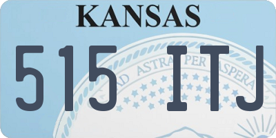 KS license plate 515ITJ