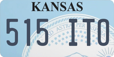 KS license plate 515ITO