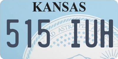 KS license plate 515IUH