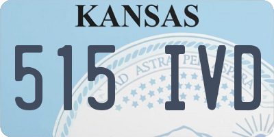 KS license plate 515IVD