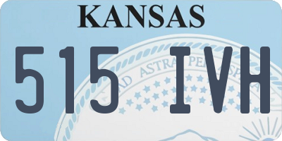 KS license plate 515IVH