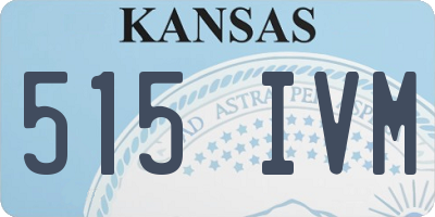KS license plate 515IVM