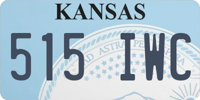 KS license plate 515IWC