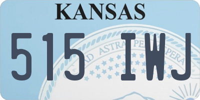 KS license plate 515IWJ