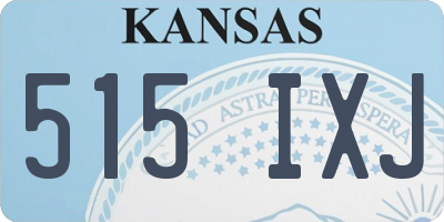 KS license plate 515IXJ