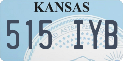 KS license plate 515IYB