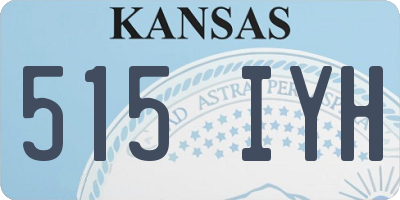 KS license plate 515IYH