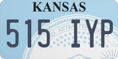 KS license plate 515IYP