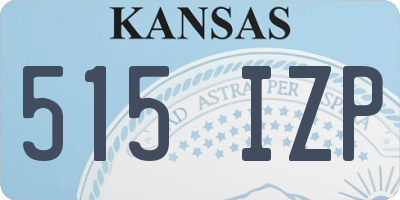 KS license plate 515IZP