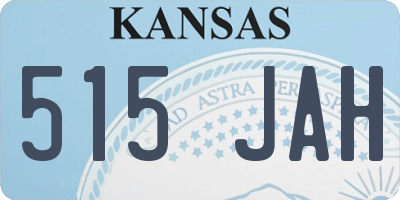 KS license plate 515JAH