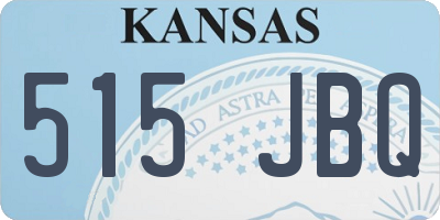 KS license plate 515JBQ
