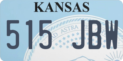 KS license plate 515JBW