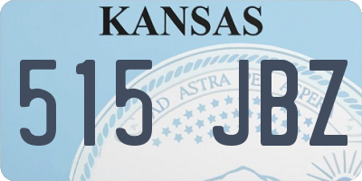 KS license plate 515JBZ