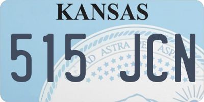 KS license plate 515JCN