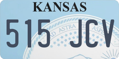 KS license plate 515JCV