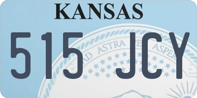 KS license plate 515JCY