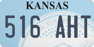 KS license plate 516AHT