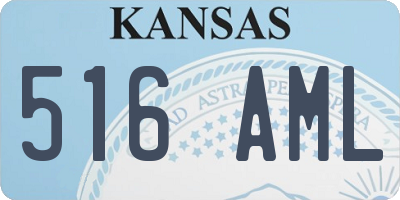 KS license plate 516AML