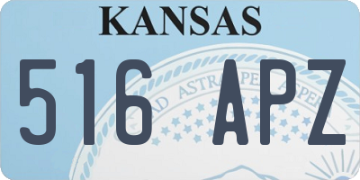 KS license plate 516APZ