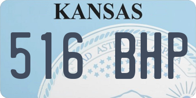 KS license plate 516BHP
