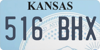 KS license plate 516BHX