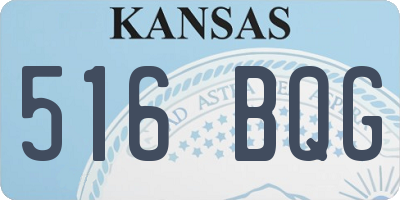 KS license plate 516BQG